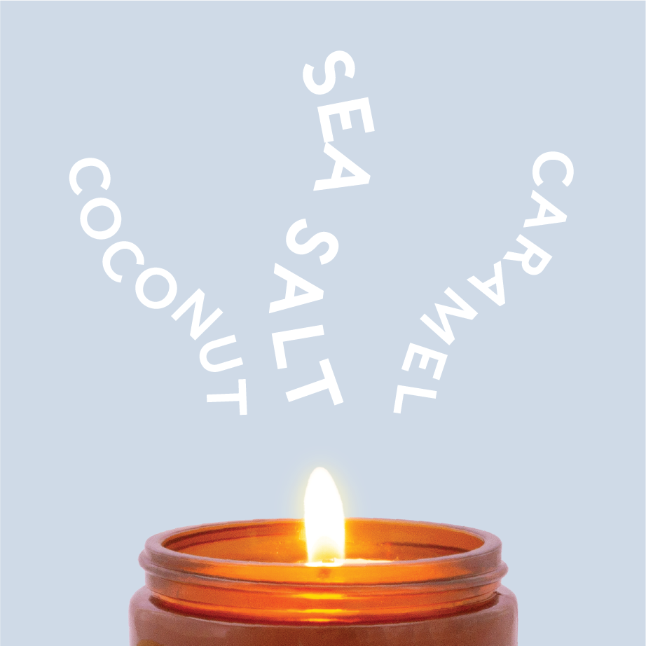 Listed scents of Summer Solstice Candle.