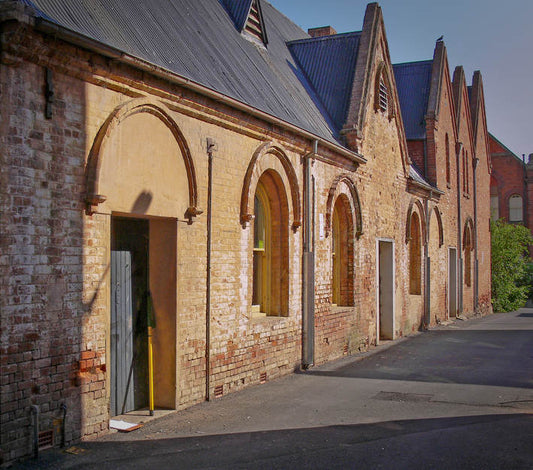 View looking down Ribbon Gang Lane at Church Bar.