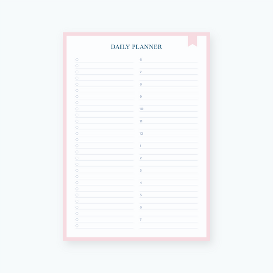 Daily Planner Notepad