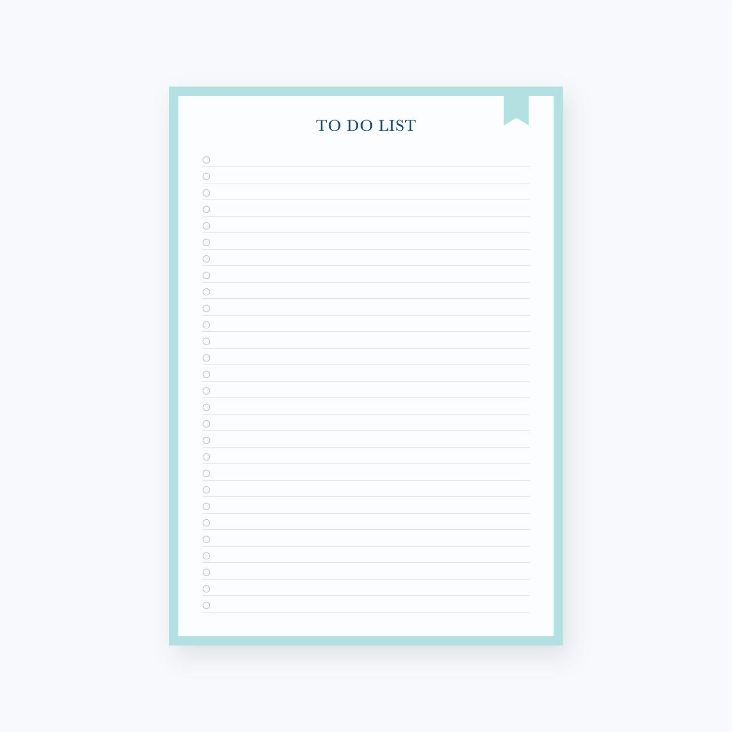 To Do List Notepad