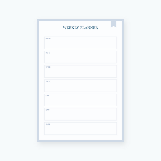 Weekly Planner Notepad